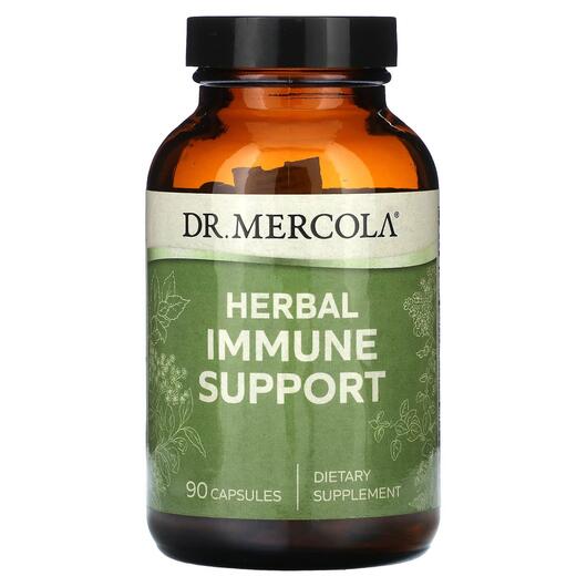 Основне фото товара Dr. Mercola, Herbal Immune Support, Трави, 90 капсул