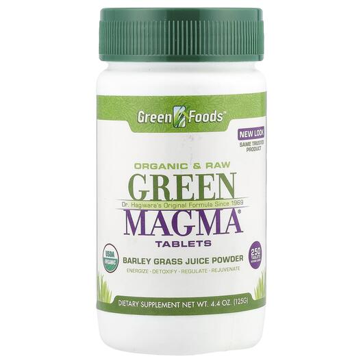 Основное фото товара Green Foods, Суперфуд, Green Magma 250 Tablets, 125 г