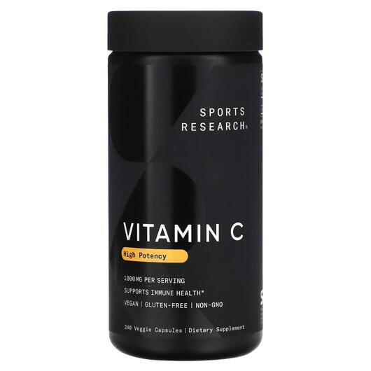 Основне фото товара Vitamin C 1000 mg 240 Veggie, Вітамін C, 240 капсул