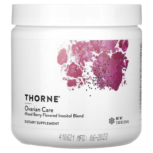 Основне фото товара Thorne, Ovarian Care Mixed Berry, Вітамін B8 Інозитол, 236 г