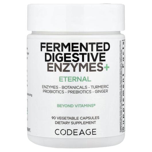Основне фото товара CodeAge, Fermented Digestive Enzymes, Ферменти, 90 капсул