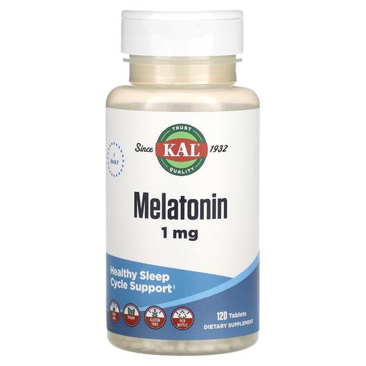 Основне фото товара KAL, Melatonin 1 mg, Мелатонін, 120 таблеток
