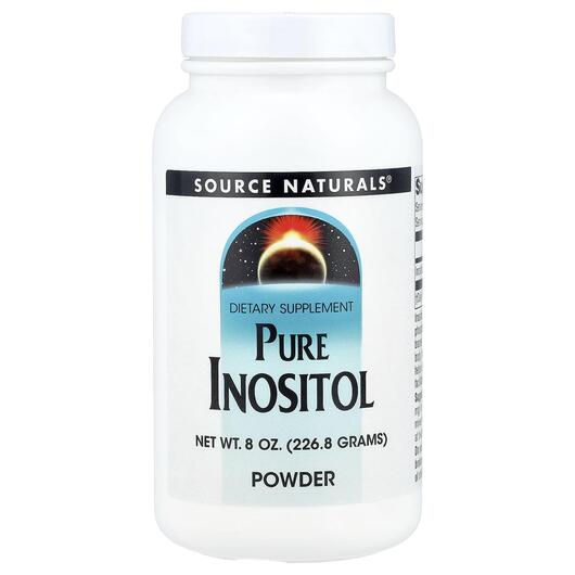 Основне фото товара Pure Inositol Powder, Вітамін B8 Інозитол, 226.8 г