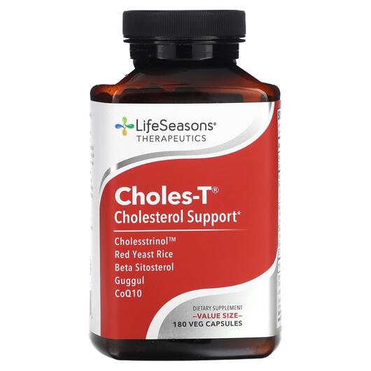 Основне фото товара Choles-T Cholesterol Support, Підтримка холестерину, 180 капсул