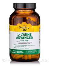 L-Lysine Advanced 1500 mg L-Лизин Country Life