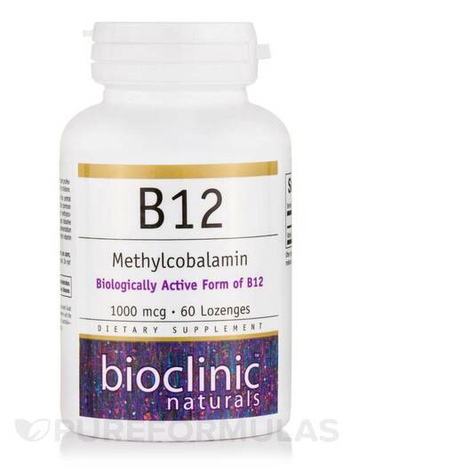 Основне фото товара B12 Methylcobalamin 1000 mcg, Метилкобаламін B12, 60 таблеток