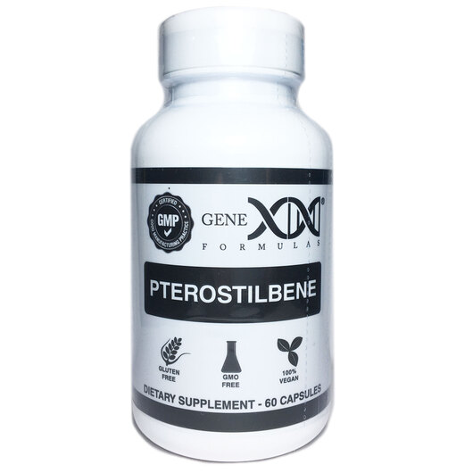 Основне фото товара Genex Formulas, Pterostilbene 100 mg, Птеростильбен, 60 капсул
