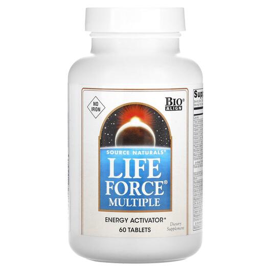 Основне фото товара Life Force Multiple No Iron 60, Залізо, 60 таблеток