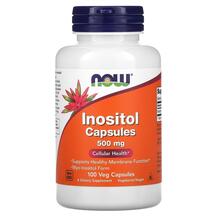 Інозітол 500 мг Inositol 500 mg NOW 100 капсул