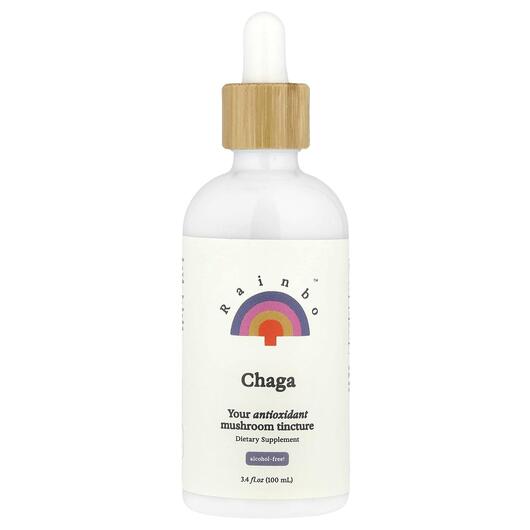 Основне фото товара Rainbo, Chaga Alcohol-Free, Гриби Чага, 100 мл