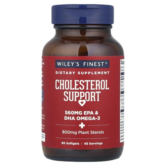 Основне фото товара Wiley's Finest, Wild Alaskan Fish Oil, Омега 3, 90 капсул
