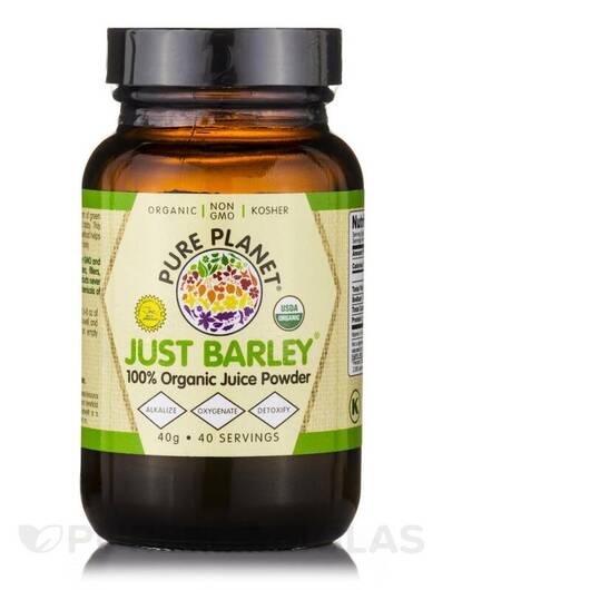 Основне фото товара Pure Planet, Organic Just Barley Powder 40 Servings, Ячмінь, 40 г