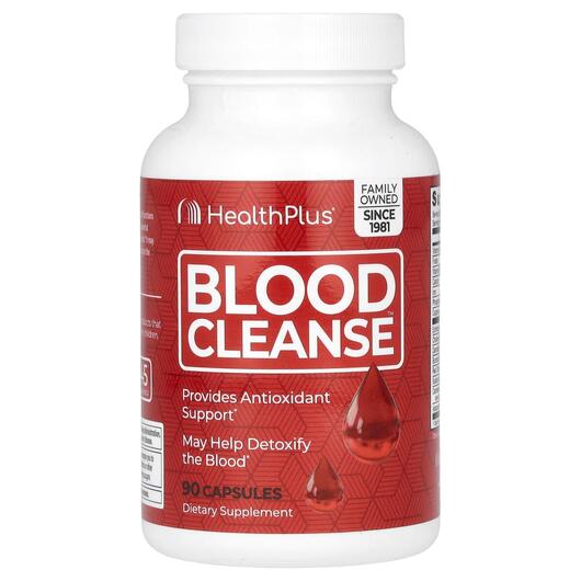 Основне фото товара Health Plus, Blood Cleanse 753 mg, Детокс та очищення, 90 капсул