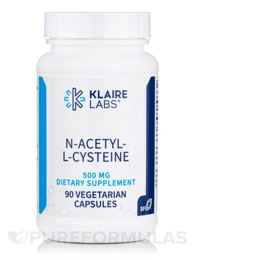 Основне фото товара N-Acetyl-L-Cysteine 500 mg, N-ацетилцистеїн, 90 капсул