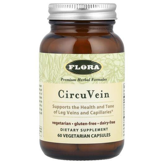Основне фото товара Flora, CircuVein, Діосмін і Гесперидин, 60 капсул