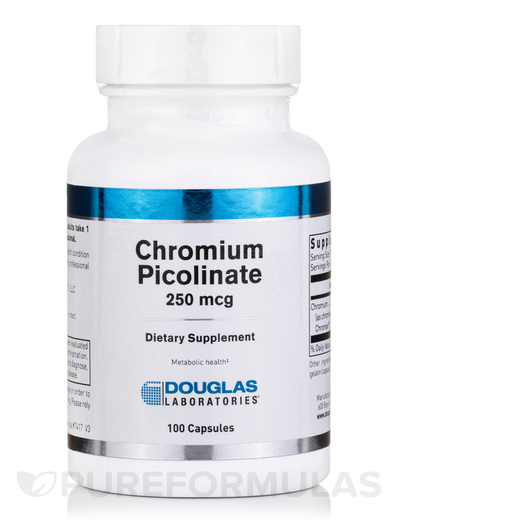 Основне фото товара Chromium Picolinate 250 mcg, Хром, 100 капсул