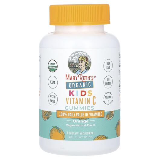 Основне фото товара Organic Kids Vitamin C Orange 90 mg, Вітамін C, 60 таблеток