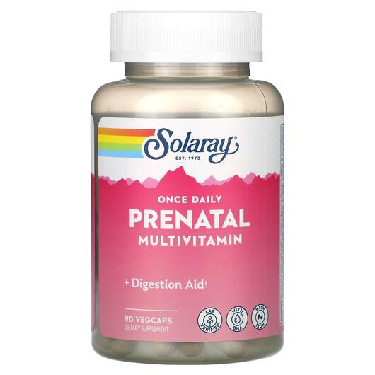 Основне фото товара Once Daily Prenatal Multivitamin, Вітаміни для вагітних, 90 капсу