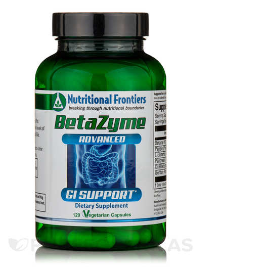 Основне фото товара Nutritional Frontiers, BetaZyme, Ферменти, 120 капсул