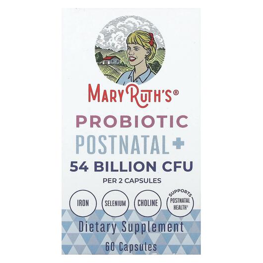 Основне фото товара Probiotic Postnatal+ 54 Billion CFU, Пробіотики, 60 капсул