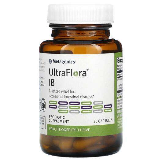 Основне фото товара Metagenics, UltraFlora IB, Пробіотики, 30 капсул