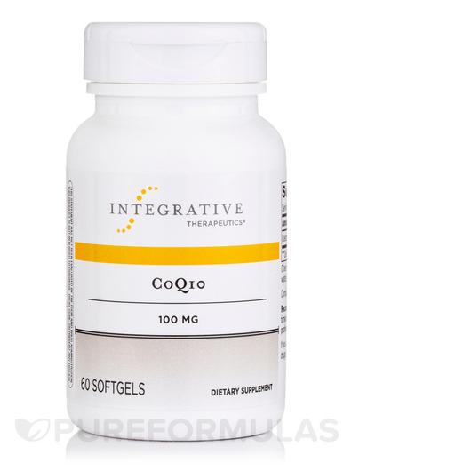 Основне фото товара Integrative Therapeutics, CoQ10 100 mg, Коензим CoQ10, 60 капсул