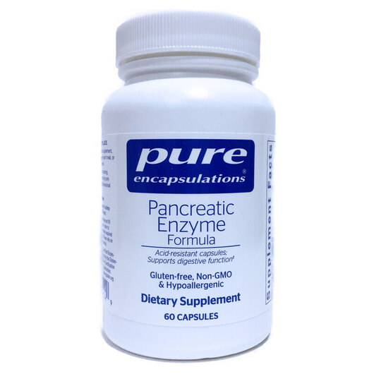 Основне фото товара Pancreatic Enzyme Formula, Панкреатин, 60 капсул