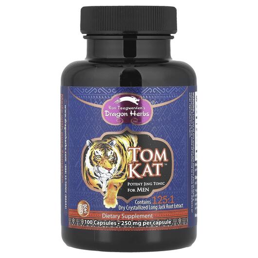 Основне фото товара Tom Kat Potent Jing Tonic For Men 250 mg, Трави, 100 капсул