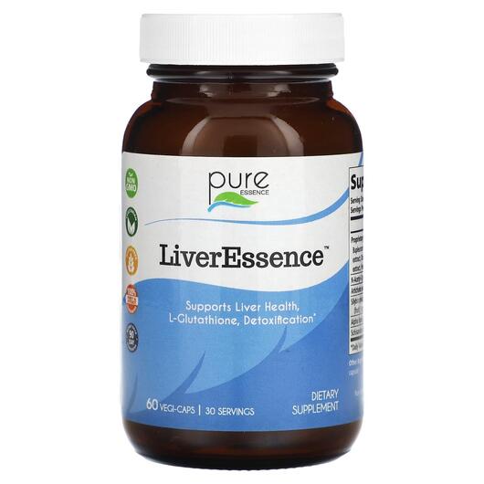 Основное фото товара Pure Essence, Поддержка печени, LiverEssence, 60 капсул