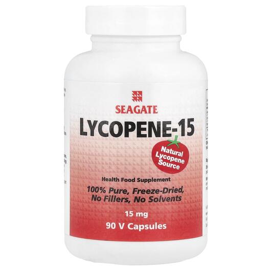 Основне фото товара Seagate, Lycopene-15 15 mg, Лікопен, 90 капсул