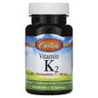 Фото товару Carlson, Vitamin K2 90 mcg, Вітамін K2, 90 капсул