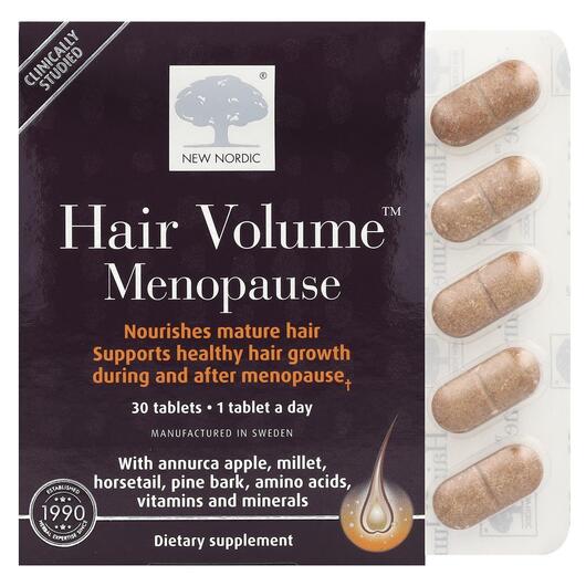Основне фото товара Hair Volume Menopause, Підтримка менопаузи, 30 таблеток