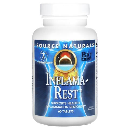 Основне фото товара Source Naturals, Inflama-Rest, Підтримка запалення, 60 таблеток