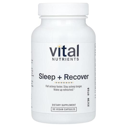 Основне фото товара Vital Nutrients, Sleep + Recover, Підтримка сну, 90 капсул