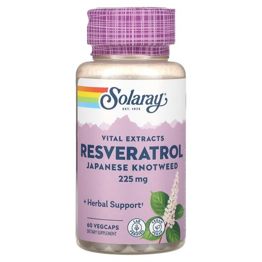 Основне фото товара Vital Extracts Resveratrol Japanese Knotweed, Ресвератрол, 60 кап