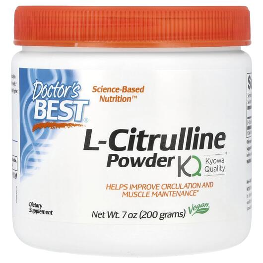 Основне фото товара Doctor's Best, L-Citrulline Powder, L-Цитрулін в порошку, 20