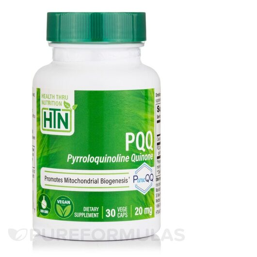 Основне фото товара PQQ as PureQQ 20 mg, Вітамін B14 Пірролохінолінхінон, 30 VegeCaps
