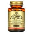 Фото товара Solgar, Витамина Е 100 МЕ, Vitamin E 100 IU, 100 капсул