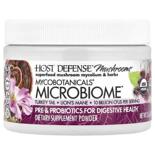 Основне фото товара Host Defense Mushrooms, Microbiome, Гриби, 100 г