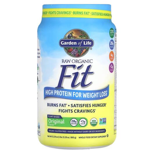 Основне фото товара RAW Organic Fit High Protein for Weight Loss, Контроль ваги, 890 