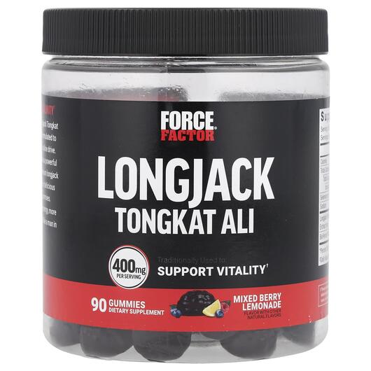 Основне фото товара Longjack Tongkat Ali Gummies, Тонгкат Алі, 90 таблеток