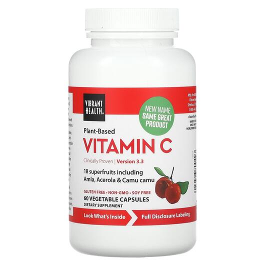 Основне фото товара Vibrant Health, Super Natural C, Вітамін C, 60 капсул