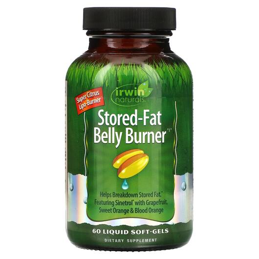Основне фото товара Irwin Naturals, Stored-Fat Belly Burner, Жироспалювачі, 60 капсул
