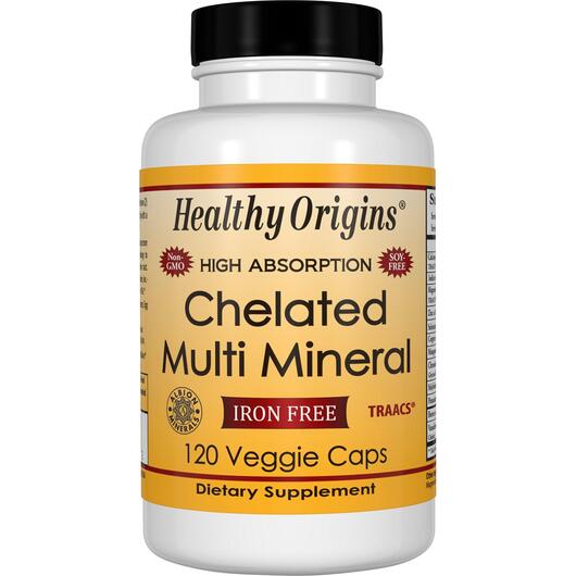 Основне фото товара Chelated Multi Mineral, Хелатні Мінерали, 120 капсул