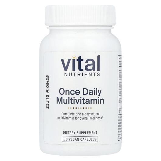 Основне фото товара Once Daily Multivitamin, Мультивітаміни, 30 капсул