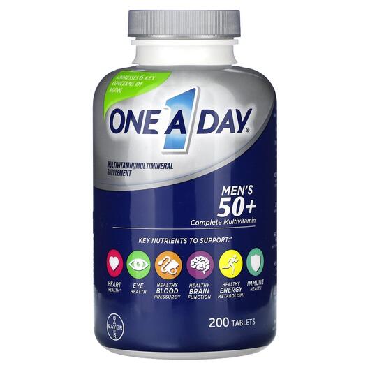 Основне фото товара Men's 50+ Complete Multivitamin, Вітаміни для чоловіків 50+,