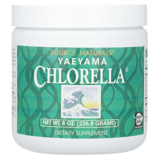 Основне фото товара Source Naturals, Yaeyama Chlorella Powder, Хлорела, 226.8 г