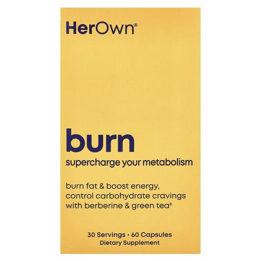 Основне фото товара Her Own, Boost Burn & Energize, Контроль ваги, 60 капсул