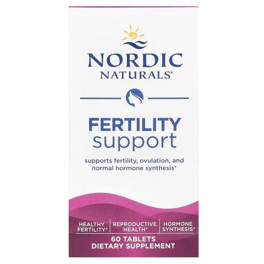 Основне фото товара Nordic Naturals, Fertility Support, Підтримка Лібідо, 60 таблеток
