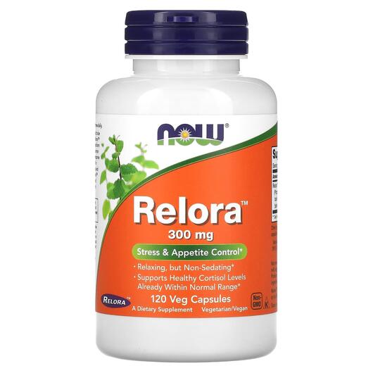 Основне фото товара NOW, Relora 300 mg, Релора 300 мг, 120 капсул